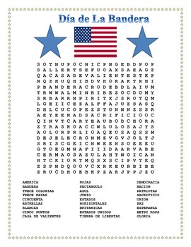 flag day word search teaching resources teachers pay teachers