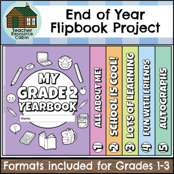 Preview of End of Year Flipbook Project (Grade 1-3)