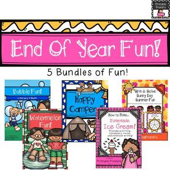 Preview of First Grade End of Year Fun Bundle