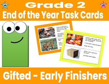 Preview of End of the Year Activities and Choices: Grade 2 Early Finishers-Gifted-Creative