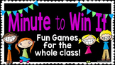 End of Year Activity Fun: Minute to Win It Games