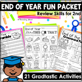 End of Year Fun Packet 2nd Grade Early Finishers Word Sear