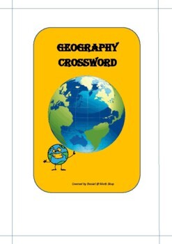 World Geography Crossword by Math Shop | Teachers Pay Teachers