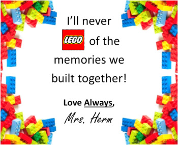 Preview of End of Year Gift Message / LEGO