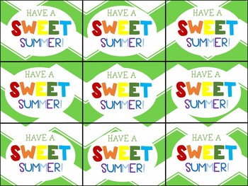 End of Year Gift Tag (Have a Good Summer Smarty Pants) | TpT
