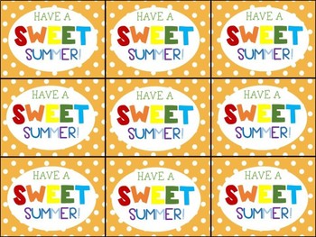 End of Year Gift Tag (Have a Sweet Summer-Candy) by Highs and Lows of a
