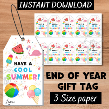 Preview of End of Year Gift Tag crafts creative writing Activities classroom Bulletin Board