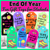End of Year Gift Tags & Retro Neon Theme Printable Gift Ta