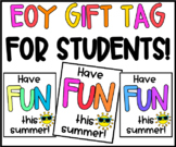 End of Year Gift Tags for Students