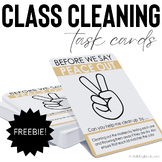 FREE End of year cleaning tasks: Clean Classroom Challenge