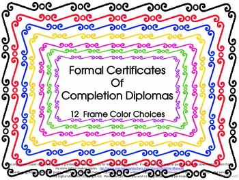 Preview of End of Year Graduation Certificate, Award or Diploma of Completion