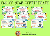 End of Year & Graduation Certificate "EDITABLE"
