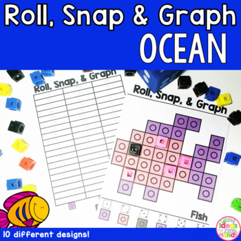 Preview of End of Year Ocean Kindergarten Math Graphing Worksheets - 1st Grade Activities