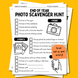End of Year Group Photo Scavenger Hunt // Fun Activity // 