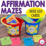 End of Year Student Gift | Affirmation Mazes Summer Activi