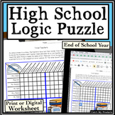 End of Year High School Logic Puzzle