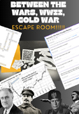 End of Year History Escape Room!  Between the Wars, WWII, 
