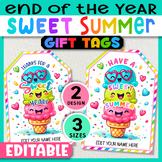 End of Year Ice Cream Gift Tags | Have a Sweet Summer Tag 