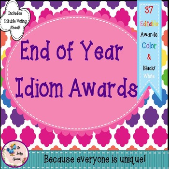 Preview of End of Year Awards - End of the Year Awards - Idioms