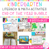 End of Year Kindergarten Activities | Literacy and Math Ac