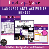 End-of-Year Language Arts Activities (Bundle)