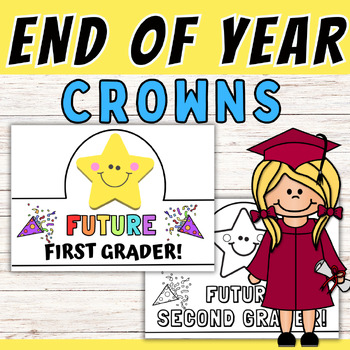 Preview of End of Year Last Day of School Crowns Hats Celebration Crafts Activities PK to 5