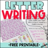 End of Year Letter Writing Activity  2nd 3rd Grade