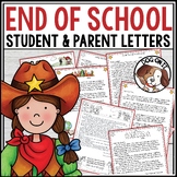 End of Year Letter from Teacher to Students and Parents Ed