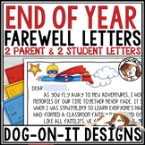 End of Year Letter from Teacher to Students and Parents Superhero