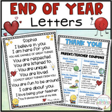 End of Year Letter to Students and Parents