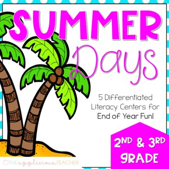 Preview of End of Year Literacy Centers 2nd 3rd Grade