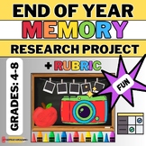 End of Year MEMORY RESEARCH PROJECT Reflection Activity + 