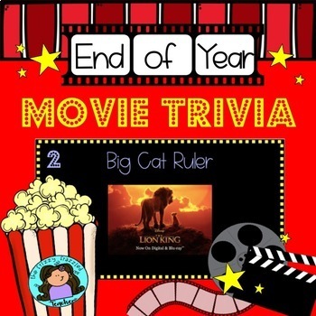 Preview of End of Year MOVIE TRIVIA Game!