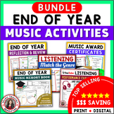End of Year MUSIC Activities BUNDLE