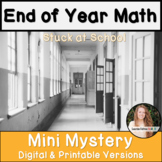 End of Year Math Activity Middle School Grade 7th 8th Alge