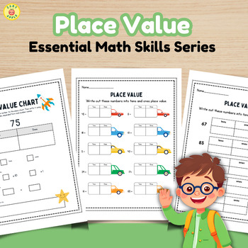 Preview of End of Year Math Concepts Review •  Place Value, Math Skills, Counting by 10's