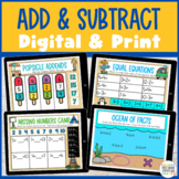 End of Year Math Games | Addition and Subtraction Equation
