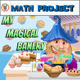 End of Year Math Project: Magical Bakery - FUN Math Review