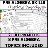 Pre Algebra Skills Project BUNDLE | End of Year Review | M