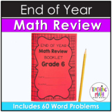 End of Year Math Review 6th Grade Booklet