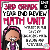 End of Year Review Math Unit with Activities THIRD GRADE
