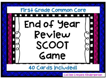 Preview of 1st Grade Math Review SCOOT