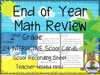 Free Math Review Games for the End of the Year - 2nd Grade, 3rd Grade and  4th Grade - Teaching with Nesli