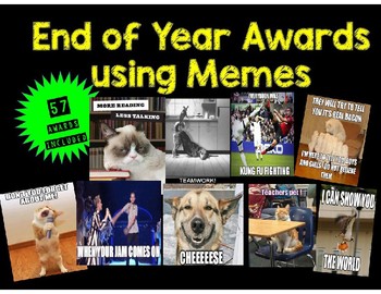 Preview of End of Year Meme Awards (with over 50 Awards!)