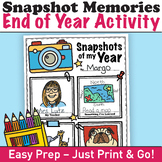 HALF PRICE! End of Year Memories Activity - Snapshots of M