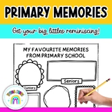 End of Year Memories Activity for 6th Class Students - Iri