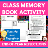 End of the Year Activities Class Memory Book