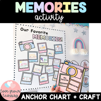 Preview of End of Year Memories Craft Activity