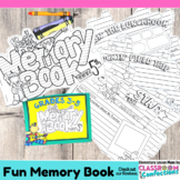 End of Year Memory Book: 3rd Grade, 4th Grade, 5th Grade