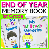 Preview of End of Year Memory Book Last Week of School Activities First Grade